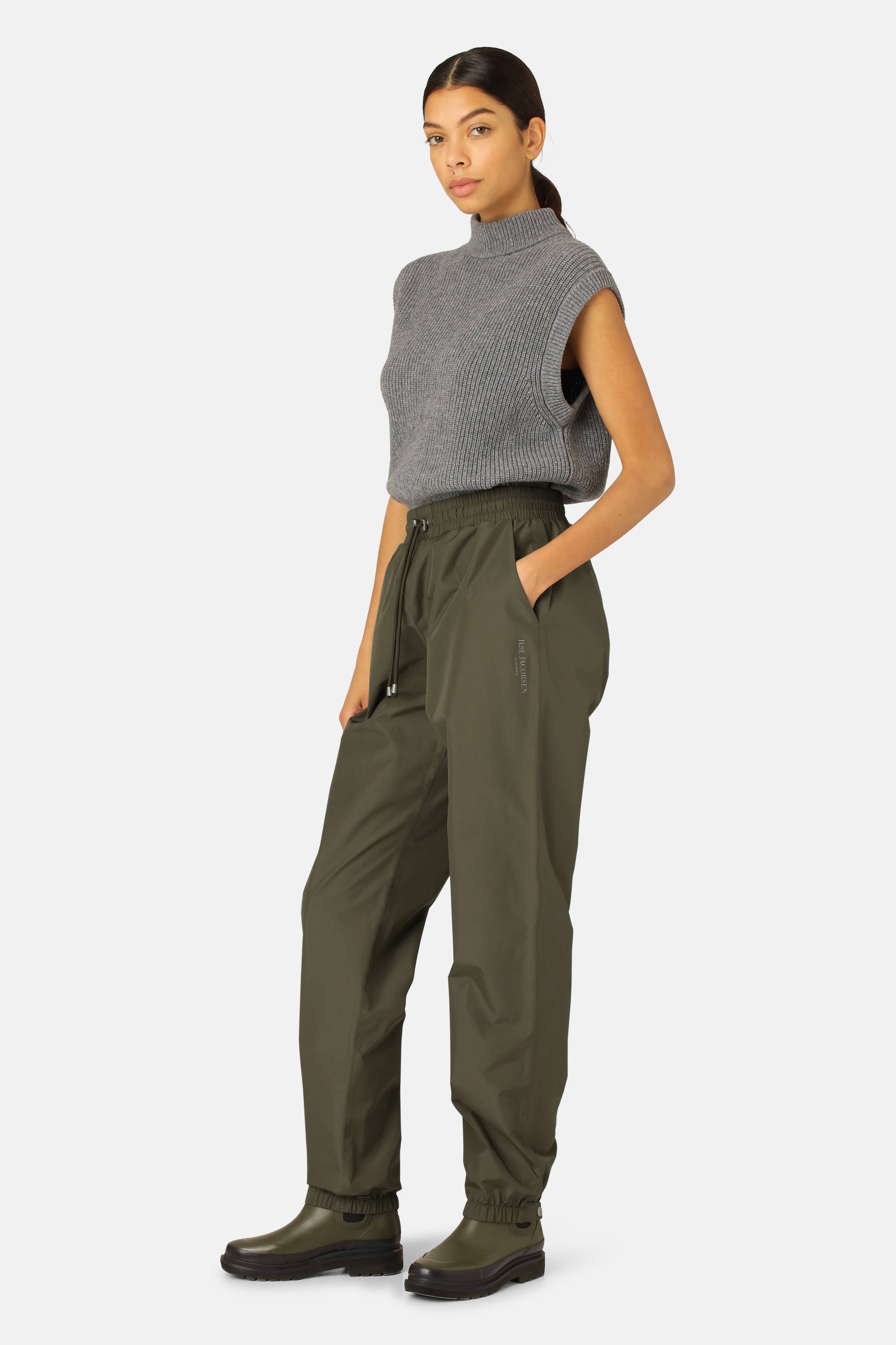 Ilse Jacobsen Hornbæk Rain Rain Trousers Rain trousers 410 Army